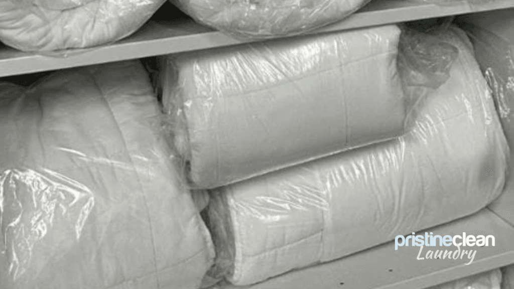 Freshly cleaned duvets in cheshire, pristine clean laundry loves to do duvet cleaning in cheshire